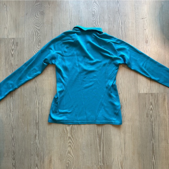 Patagonia 44451 Womens Capilene 3 Midweight Zip-Neck Turquoise Teal jacket small - Picture 5 of 7